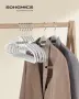 Комплект от 50 пластмасови закачалки за дрехи, с U-образен отвор, спестяващи място, дебелина 0,5 см, снимка 3