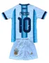 Детски футболен екип Аржентина Меси комплект Argentina Messi world cup 2026, снимка 1