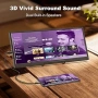 Prechen 12.3-инчов преносим сензорен вторичен монитор, HDMI, USBC, 1920 x 720, снимка 4