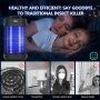 VIFLYKOO UV лампа против насекоми 18 W с UV резервна крушка, технологии за безопасност, светлина , снимка 5