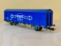 Товарен вагон Märklin 4832 DC „BahnExpress“ H0 влак, влакче , снимка 4