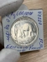 50 франка 1944 г, Белгийско Конго - сребърна монета, рядка, снимка 3