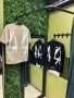 🔥 Овърсайз тениска “44” – черно/бежово – 20€, снимка 1