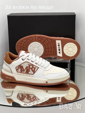 Amiri Classic Low "White/Brown" Дамски Маратонки👟Мъжки Маратонки Код ch42