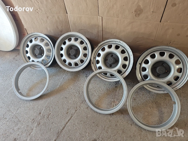 Джанти Vw Фолксваген 15 цола, снимка 4 - Гуми и джанти - 54309130