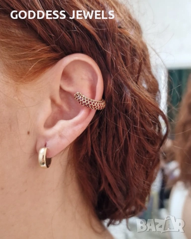 Украшение за ухо / обеца за хрущял / къф, снимка 3 - Обеци - 53985934