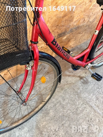 28цола Bianchi дамски градски велосипед колело[3ck-SRAM], снимка 12 - Велосипеди - 54547456