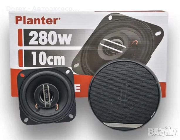 Авто тонколони 10см (4") Planter TS-G1020E 280W - комплект 2 бр.