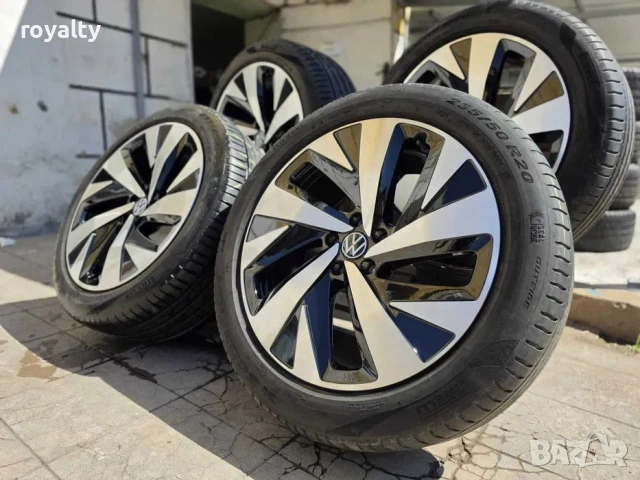 5х112 20 цола Джанти Drammen VW ID.4 ID.5 ID.6 ID.7 Спорт пакет Оригинални джанти! ЕТ 42 J 9 с гуми , снимка 3 - Аксесоари и консумативи - 55010780