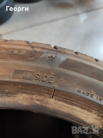 2бр. летни гуми 225/45/19 Bridgestone, снимка 5 - Гуми и джанти - 55263152