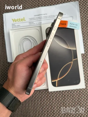 36М ГАРАНЦИЯ❗️ iPhone 16 Pro MAX Лизинг от 30€/мес Natural Titanium❗️КАТО НОВ❗️256GB❗️, снимка 6 - Apple iPhone - 55395262