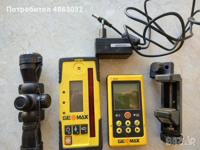 Ротационен лазерен нивелир GEOMAX ZONE 60 DG, снимка 3 - Измервателни инструменти - 55000964
