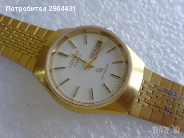 ситизен кварц кристрон, снимка 4 - Мъжки - 55503945