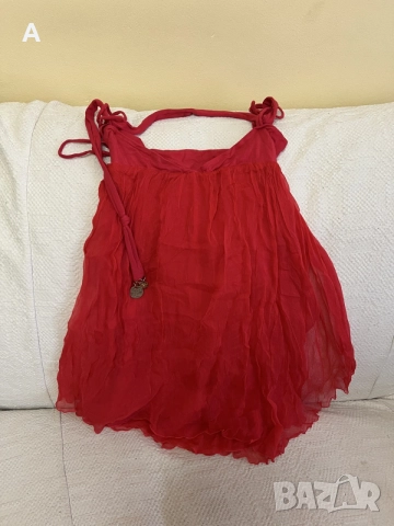 Дамски копринени топове Patrizia Pepe и Ted Baker, снимка 4 - Потници - 55548380