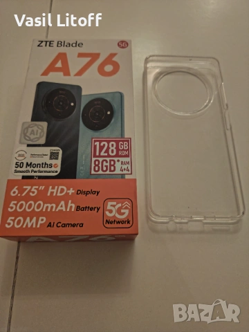 ZTE A76, 5g, 128/4,нов, снимка 3 - ZTE - 54578223