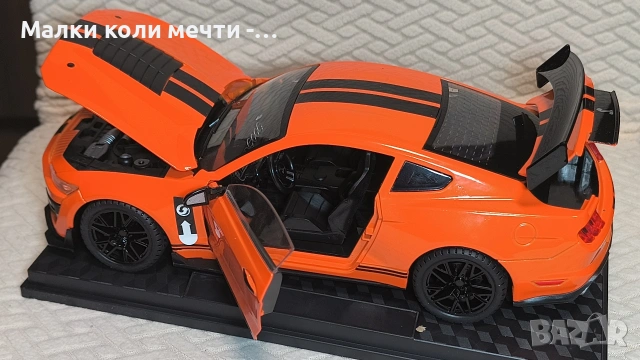 метална кола Ford Mustang Shelby GT 500 , Мащаб 1:18, снимка 5 - Колекции - 54490029