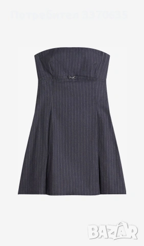 Дамска тъмносиня рокля, Bershka