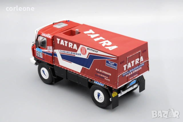 TATRA 815 4x4 Dakar 1990 - мащаб 1:43 на DeAgostini моделът е нов в блистер, снимка 11 - Колекции - 55125948