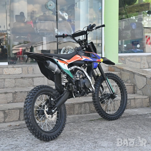 Кросов мотор 125cc, 125 кубика, 4-тактов, 19” предна, 16” задна, снимка 6 - Мотоциклети и мототехника - 53996317