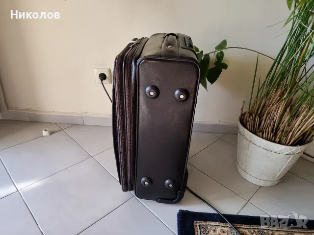 Куфар 2бр колелца "LE-SANDS" Ест. кожа  53/36/25см  "15€"!+Доставка!, снимка 5 - Куфари - 55243827