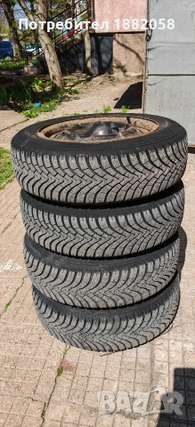 Джанти с гуми 175/65/15 Пежо 4х108