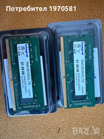Integral DDR4  16gb kit 2x8gb 3200MHZ SODIMM, снимка 2 - RAM памет - 55068424