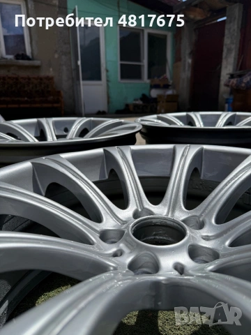 Оригинални BMW Style 166 (M5 E60) 19" BBS – OEM Комплект, снимка 6 - Гуми и джанти - 54424648