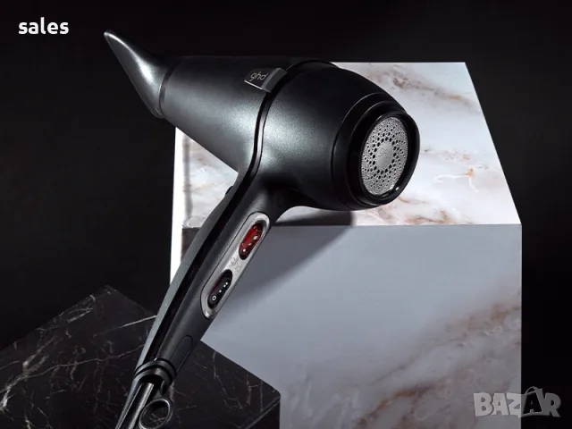 Сешоар ghd Air в черно - салонно покритие, 2 пъти по-бързо сушене, намалено накъдряне , снимка 2 - Сешоари - 55499683