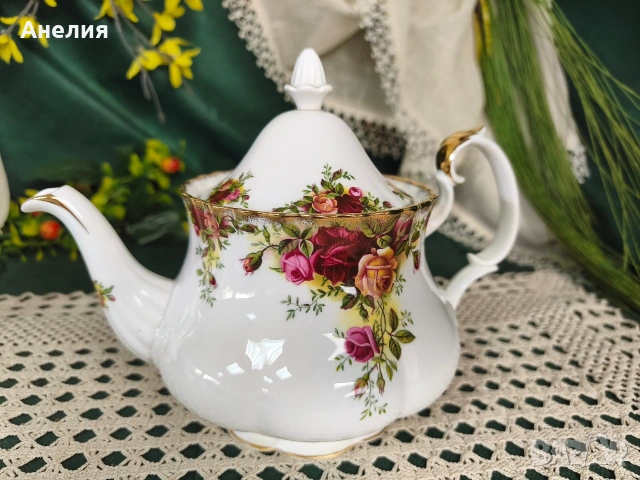 Royal Albert old country rose 🌹за кафе и други неща , снимка 9 - Чаши - 55268285