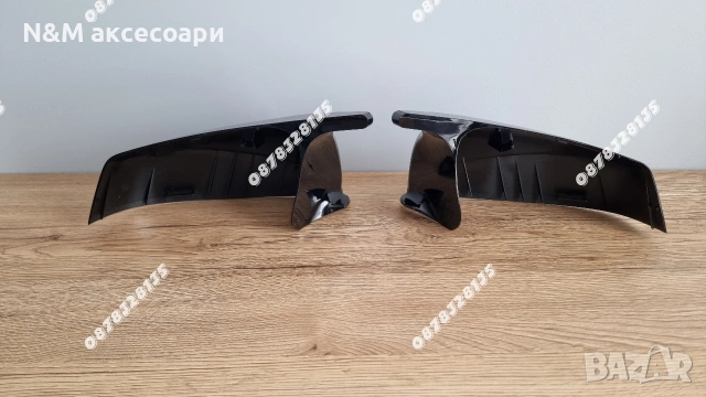 Капаци за огледала BMW E60 Facelift M style с щипки, снимка 2 - Аксесоари и консумативи - 54385709