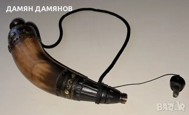 РОГ-БАРУТНИК ОТ КРАВЕШКИ РОГ, снимка 3 - Други ценни предмети - 55420497