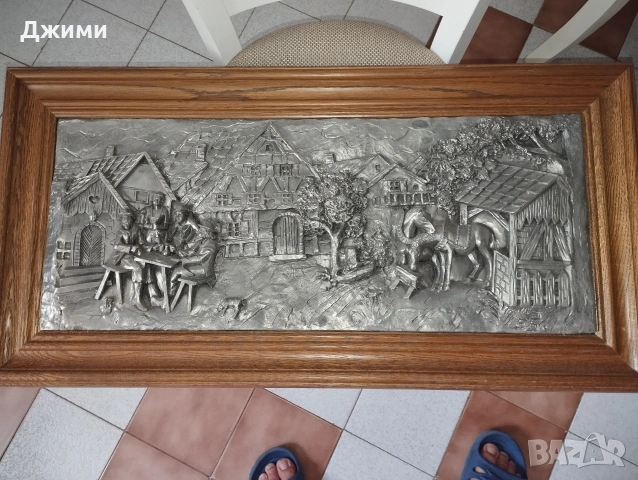 прекрасни калаено сребърни картини, снимка 14 - Антикварни и старинни предмети - 55163982