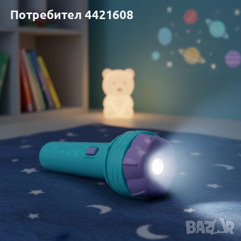 Детска играчка фенер, Проектор,3 дискчета с по 24 различни картинки, снимка 4 - Други - 54981413