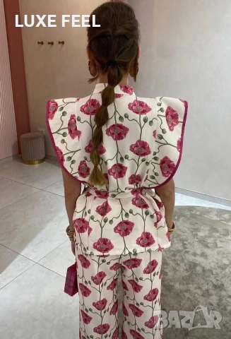 🌸Елегантен Дамски Комплект, снимка 3 - Комплекти - 55244114