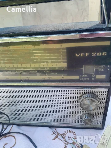 Радио VEF 206 (неработещо), снимка 2 - Радиокасетофони, транзистори - 55553234
