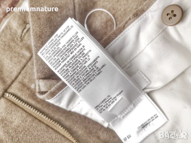 🏕️ ОФЕРТА → Uniqlo / мъжки елегантен кашмирен вълнен панталон ○, снимка 5 - Панталони - 53967127