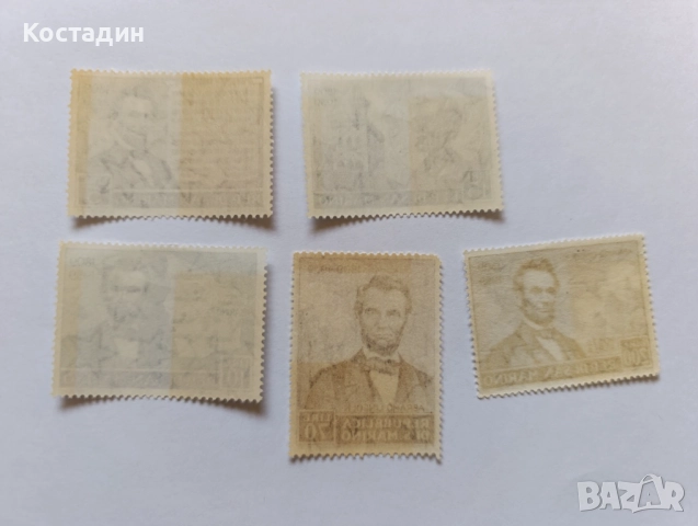 Пощенски марки Сан Марино 1959, снимка 5 - Филателия - 54775965