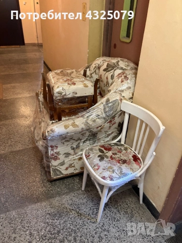 Фотьойл с табуретки, диван, столове!, снимка 2 - Дивани и мека мебел - 54298287