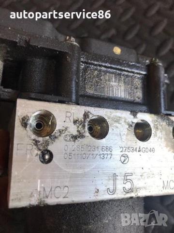 ABS помпа Bosch за Subaru Legacy 2.0 (2003–2008) 0265231686 27534AG040 0265800463, снимка 3 - Части - 54227974