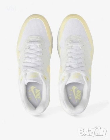 👟⚡ NIKE AIR MAX 1 – WHITE/YELLOW | ОРИГИНАЛНИ , снимка 6 - Маратонки - 54599875