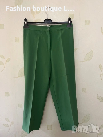 Нов дамски летен панталон в зелен цвят с дължина 3/4 💚 Налични размери XS , S , M 💚