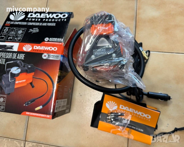КОМПРЕСОР ЗА ГУМИ DAEWOO 12V DW50 НОВ!!!, снимка 2 - Аксесоари и консумативи - 54425360