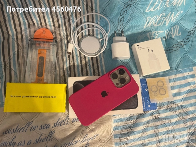 iPhone 15 Pro 256 gb 88% батерия КАТО НОВ