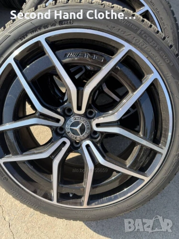 Mercedes W213 AMG джанти 19’ + нови зимни гуми Hankoon Evo 2024, снимка 4 - Гуми и джанти - 54724865