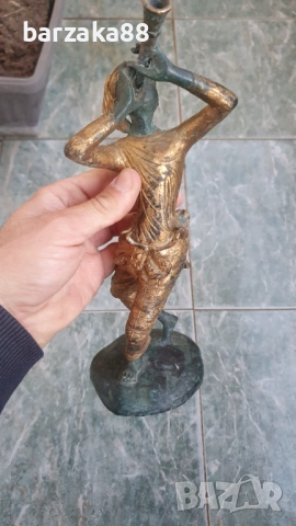 Бронзова фигура на жена, снимка 6 - Колекции - 54358904