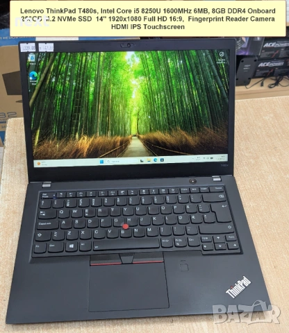 Бизнес лаптопи HP / Dell / Lenovo / Fujitsu – i5 / Ryzen, SSD, IPS, + гаранция и фактура, снимка 10 - Лаптопи за работа - 54915417
