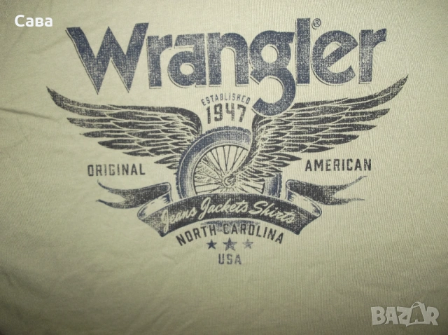 Тениска WRANGLER  мъжка,3ХЛ, снимка 2 - Тениски - 54731044