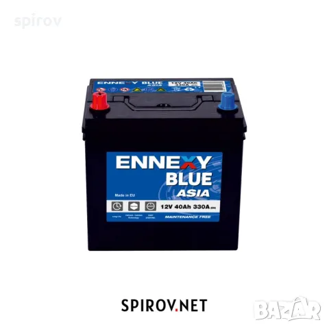 Акумулатор Ennexy Blue Asia JIS 12V 40AH 330A /л+/