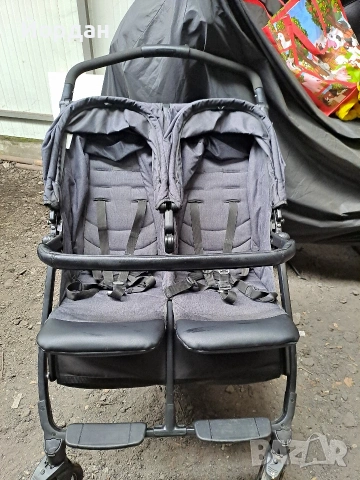 Количка за близнаци, снимка 2 - Детски колички - 54611046