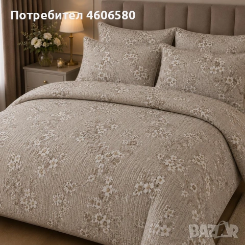 🩷 НОВИ ДЕСЕНИ НА КОМПЛЕКТИ ОТ КРЕПОН 🩷, снимка 12 - Спално бельо - 54530970